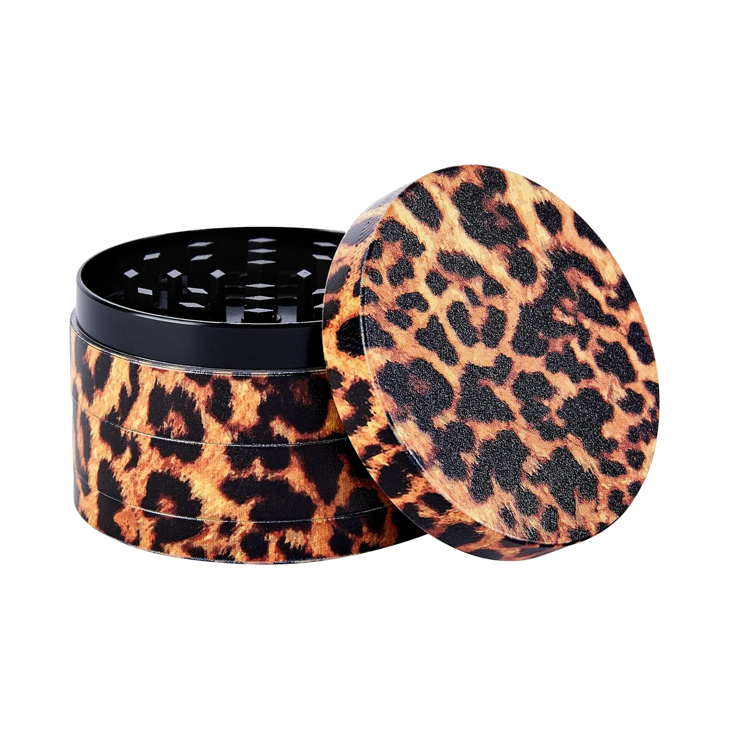 Leopard Print Metal Herb Grinder-50mm/2inch