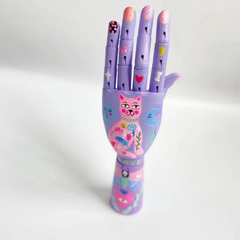 

Movable Finger Bionic Hand Model Drawing Comic Art Props Realistic Supermode Body Accessory Collection Decoration Toy Gift