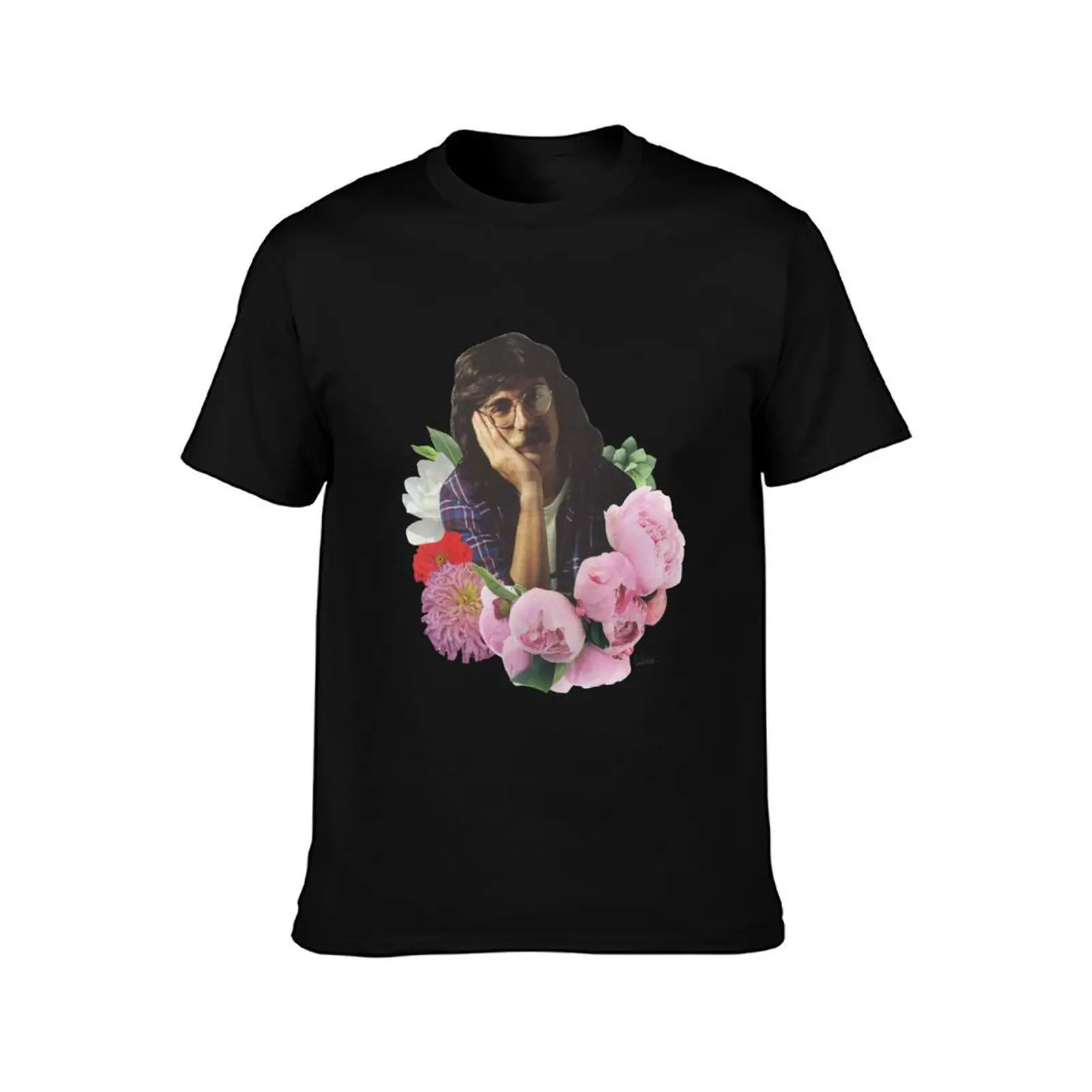Charly garcia collage T-Shirt Summer Casual Cotton Tee Oversized Streetwear Tops Vintage Graphic Print Unisex Men Women
