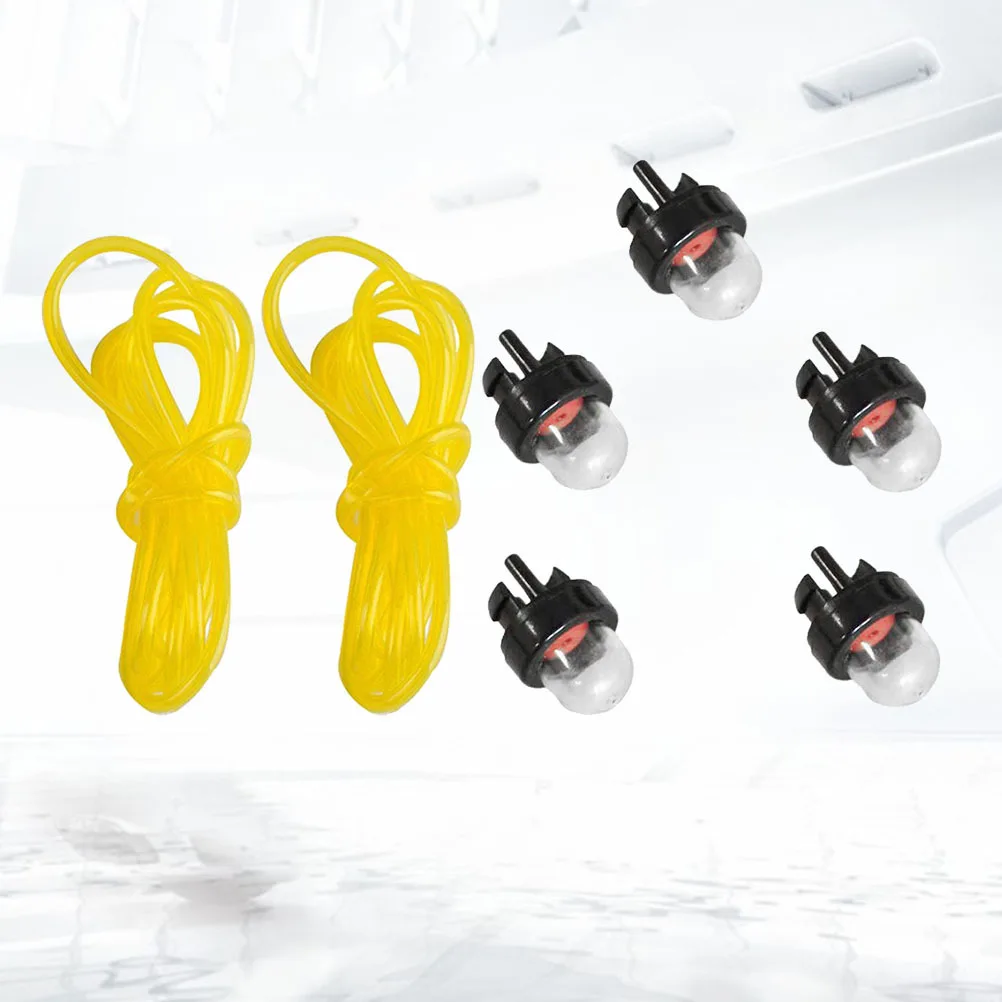 5 قطعة المكربن التمهيدي لمبة مضخة مرشح بلاستيكي ل أداة تشذيب الحافة جزازة العشب سلسلة المنشار أداء جيد الختم الصحيح #1