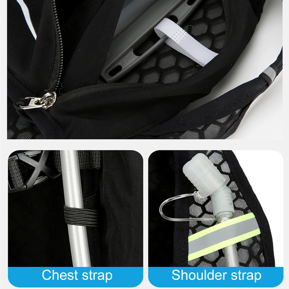 1PCS Running Hydration Vest Backpack,Lightweight Insulated Pack Bag Daypack for Hiking Trail Running Cycling for Women Men
