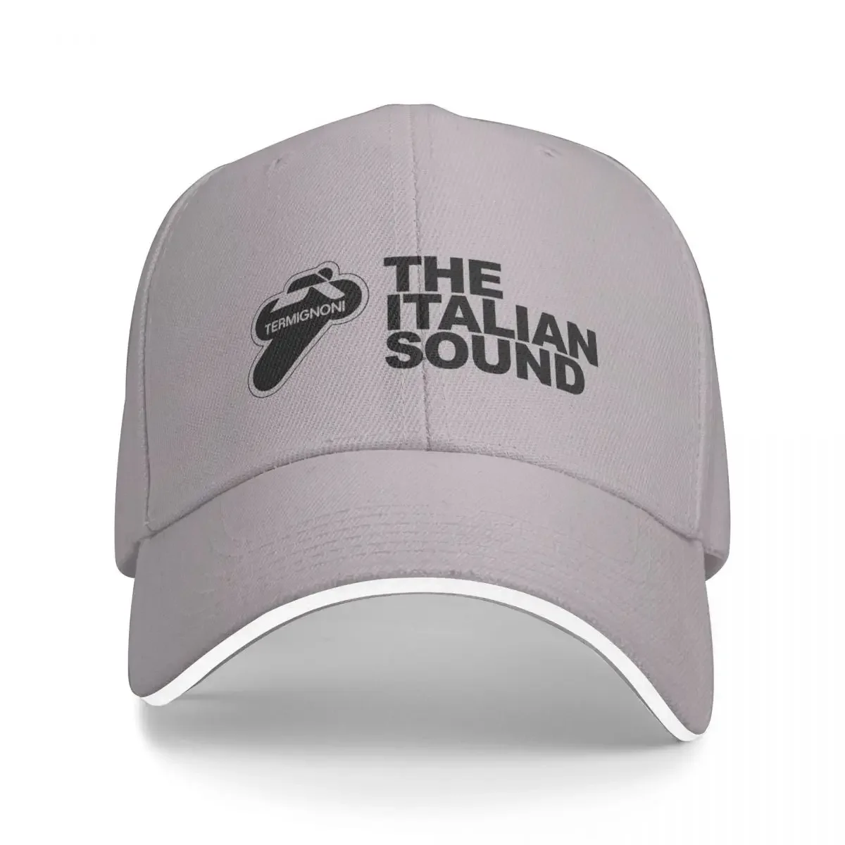 

Termignoni - The Italian Sound (Black text) Baseball Cap Streetwear Sunscreen Women Beach Fashion Men'S