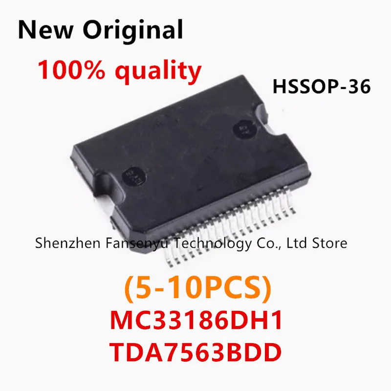 (5-10piece)100% New MC33186DH1 MC33186DH MC33186 HSOP20 TDA7563 TDA7563BDD 7563BDD 7563B DD HSSOP36 Chipset