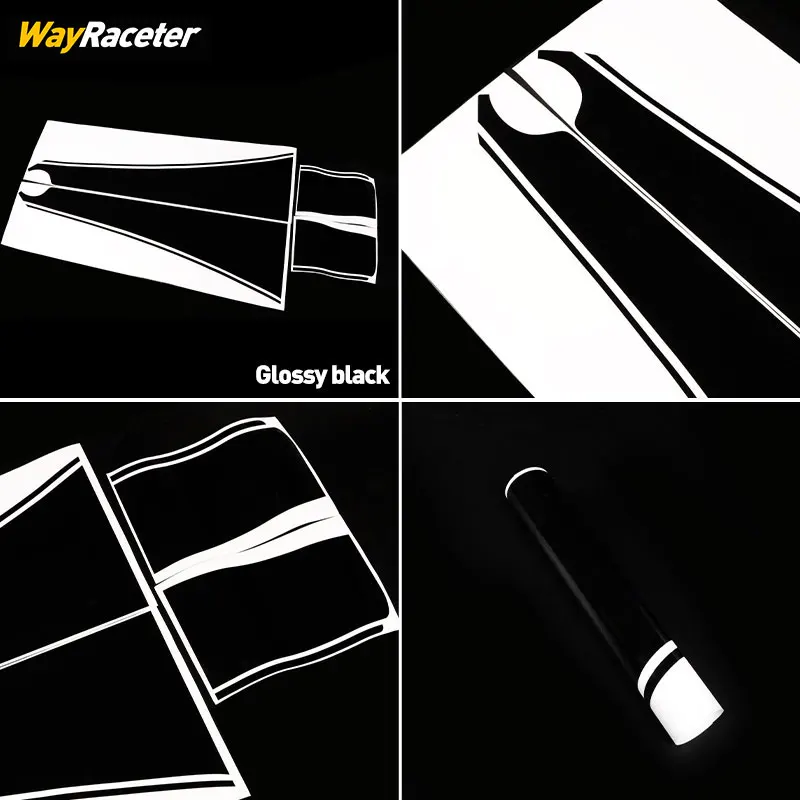 4 Pcs/Set Car Engine Cover Carbon Fiber Vinyl Decal Hood Trunk Stripes Sticker For BMW Z4 G29 M40i 2025 2019- 2022 Accessories