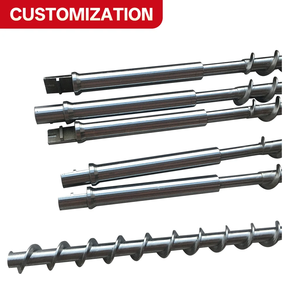 Custom-Made Stainless Steel Screw for Injection/Extrusion Molding High-Precision Alloy Steel Construction 38CrMoAA SACM645