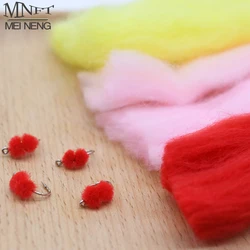 MNFT 2Packs Glo Bug Yarn Fly Tying Yarn for Making Egg Flies Multiple Colours,Fly Tying Materials