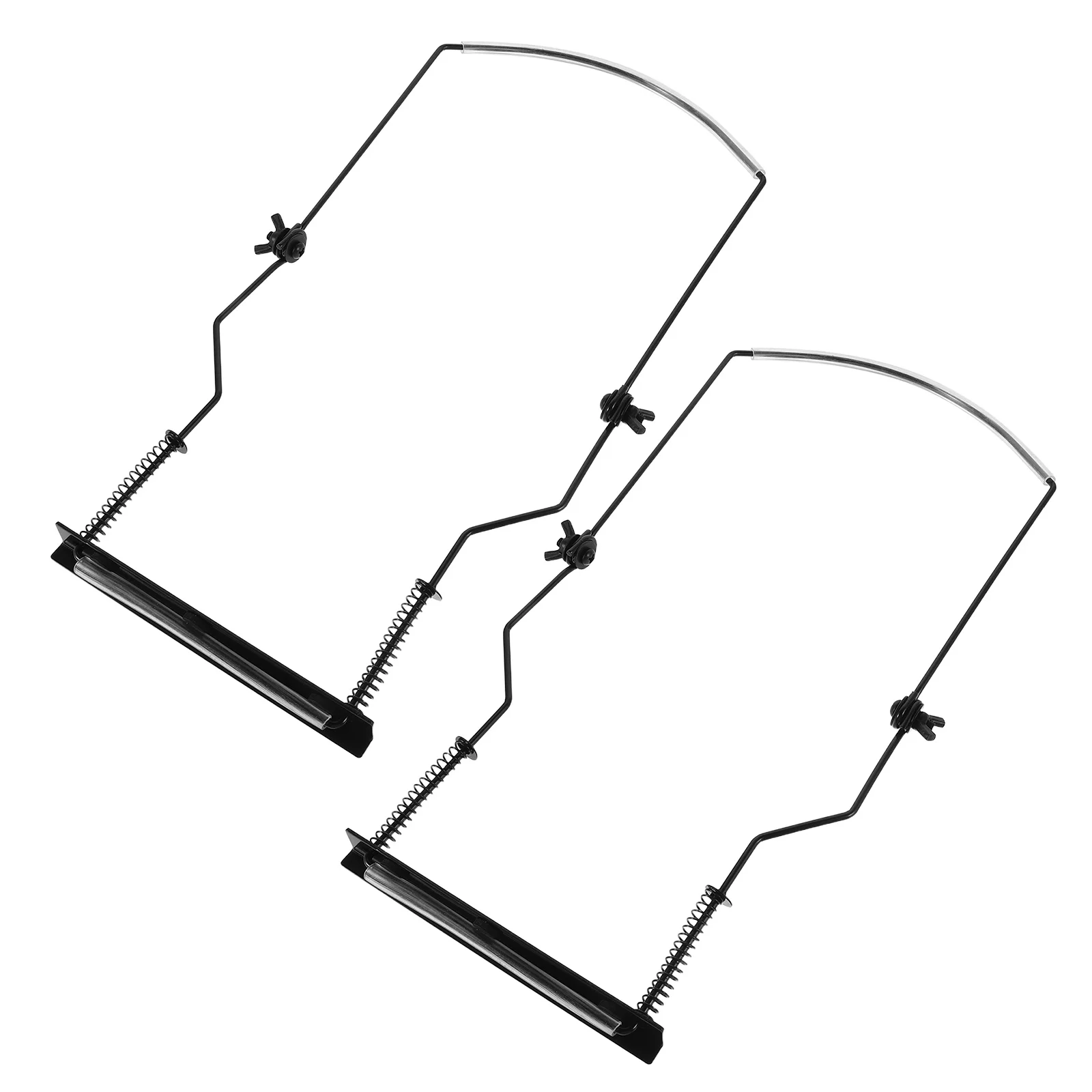 

2Pcs Adjustable Harmonica Neck Holder Metal Frame for 10 Hole Harp Handsfree Playing Performance Harmonica Neck Holder