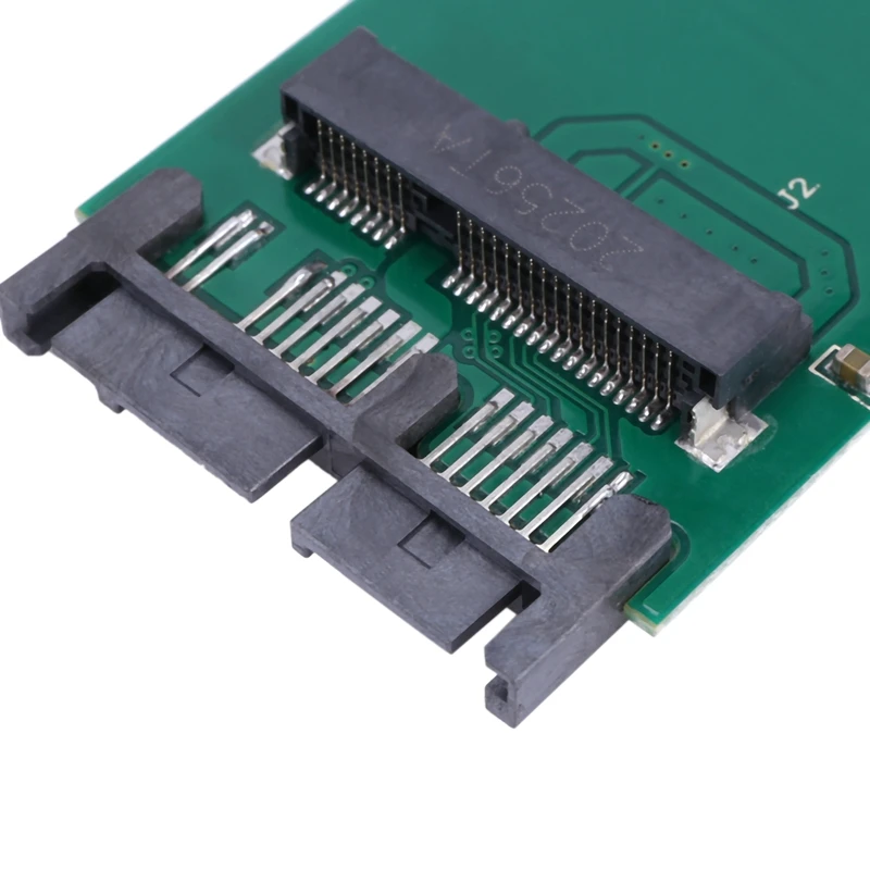 Mini PCI-E MSATA SSD Ke Papan Modul Kartu Konverter Adaptor Micro-SATA 1.8 Inci