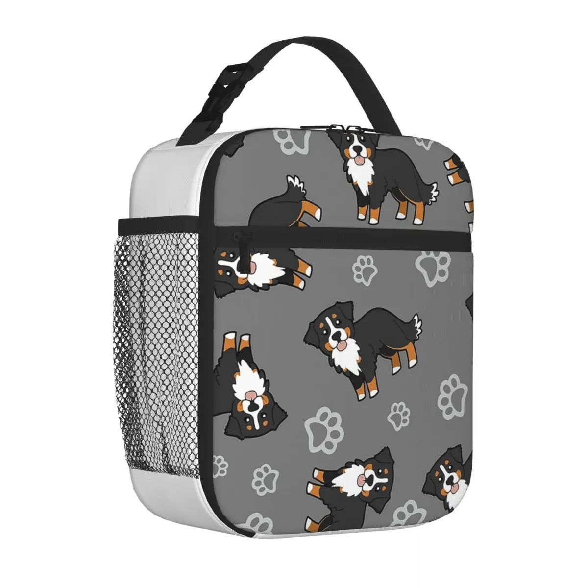 Bernese Mountain Dog Lunch Bags Insulated Bento Box Waterproof Lunch Tote Resuable Picnic Bags Cooler Thermal Bag for Woman