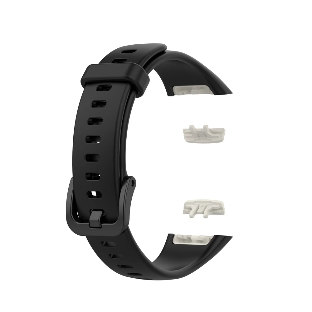 Silicone Strap For Huawei Band 6/6 Pro Strap With TPU Full Screen Protector Case Replacement correa bracelet Honor Band 6 Strap