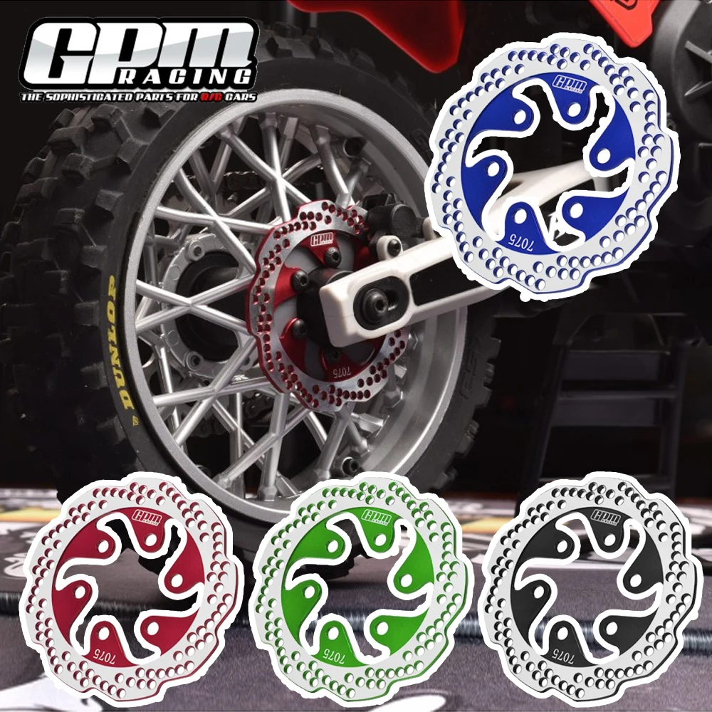 GPM for LOSI 1/4 PROMOTO-MX PROMOTO-SM FXR MOTORCYCLE Upgrade Accessories Metal Alloy Rear Brake Rotor Brake Disc LOS261004