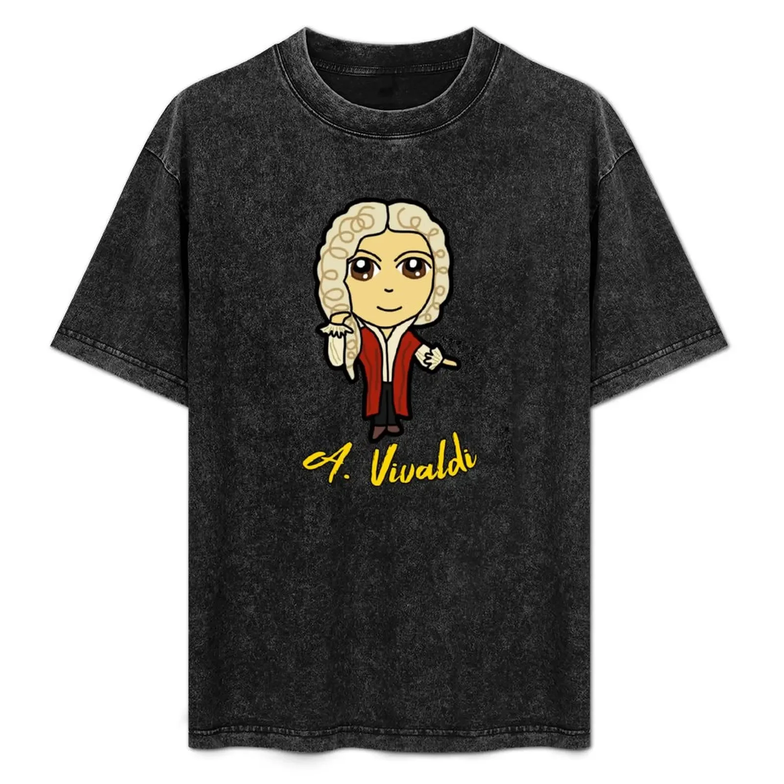 

Chibi Classical Composers: Vivaldi T-Shirt cheap stuff man t shirt Short sleeve tee sweat shirts, men