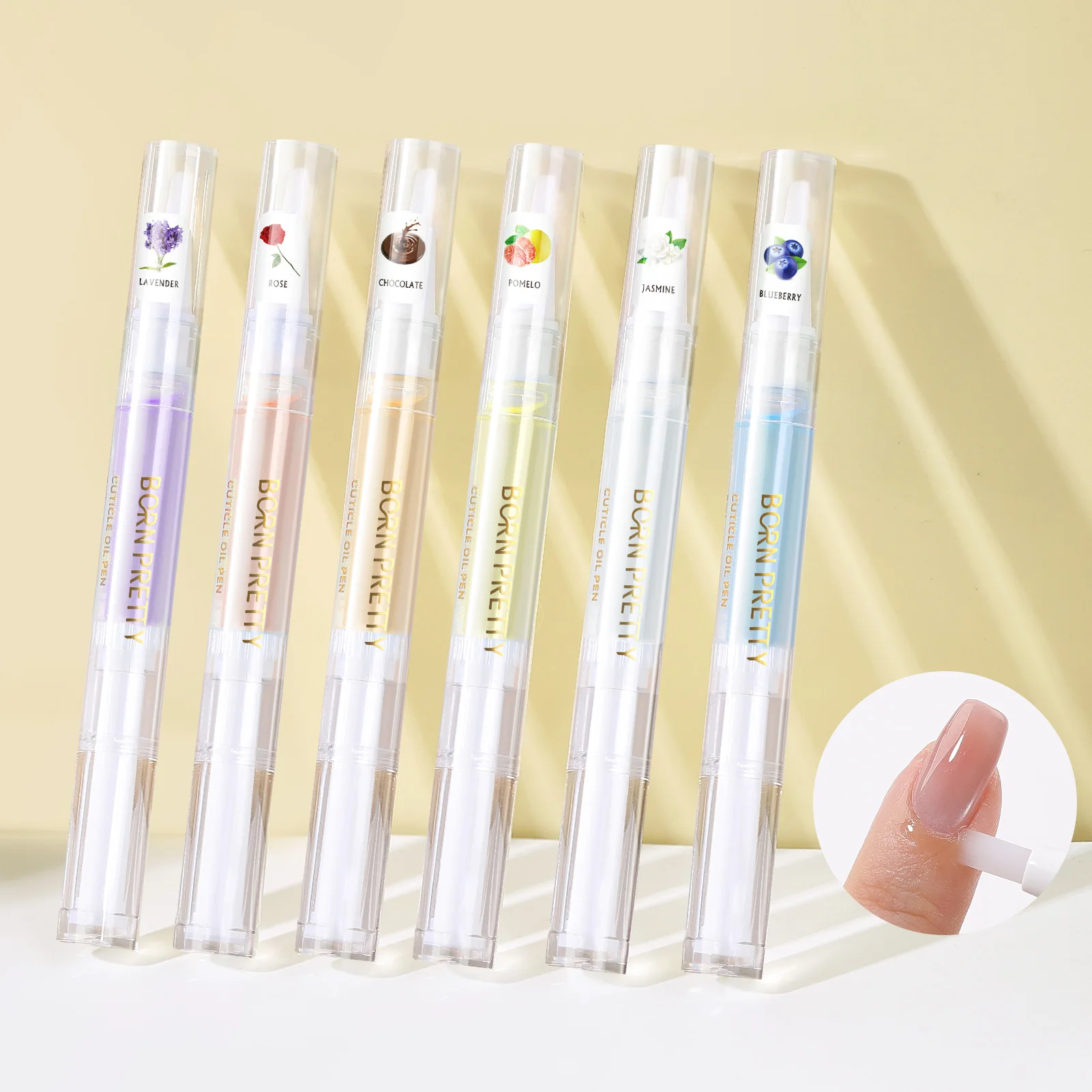 

6pcs/set Nail Nutrition Oil Pen Nail Treatment Pen Cuticle Revitalizer Oil Prevent Agnail Nail Gel Polish Nourish Skin Pen
