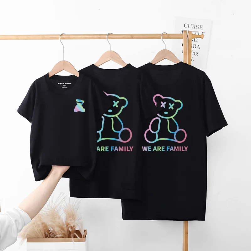 

Family Matching Clothes Short Sleeve T Shirt Family Matching Shirt Mother Father Daughter Son Kid Family Look Mommy and Me Shirt