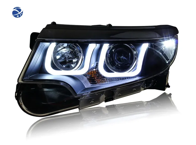 yyhc Car Accessories  2012-2014  Head Lamp For Car Ford EDGE Headlights Fog