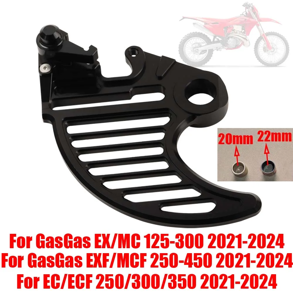 

For GasGas Gas Gas EX EC MC 125 250 300 350 450 F 250F 350F 450F EC250 EC300 EC350F Motorcycle Rear Brake Disc Guard Protector