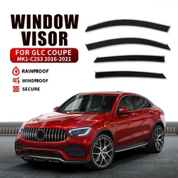 Fit For Benz GLC 200 260 300 Coupe X253 X254 C253 Window visor Window Visor Awnings Shelters Rain Mirror Eyebrow Wind Deflector