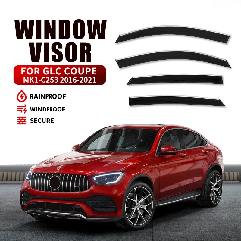 Fit For Benz GLC 200 260 300 Coupe X253 X254 C253 Window visor