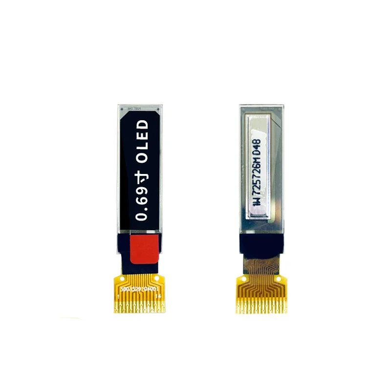 Layar OLED 0.69 Inci 96*16 Layar OLED Dot Matrix SSD1306/SSD1315/SSD1312 Layar LCD Sorot Driver 14Pin