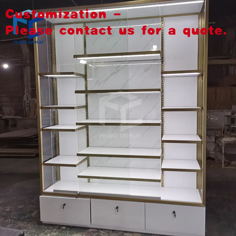 

custom.Customized Glass Shoe Rack and Bag Display Cabinet Rack Shop Interior Handbags and Shoes