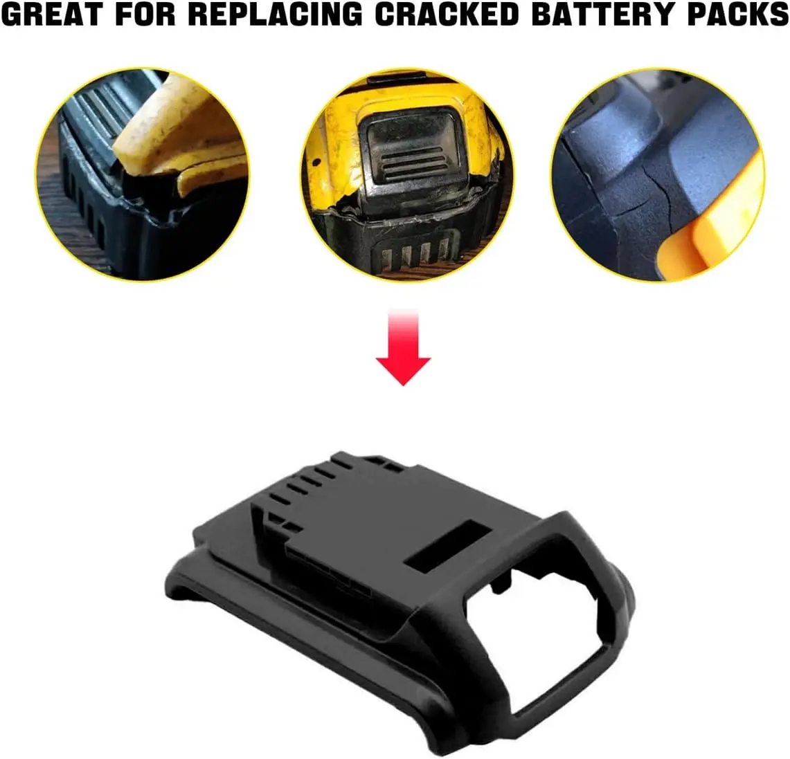 Compatible with Dewalt DCB205 18V 20V Li-ion Battery Plastic Case 5.0Ah 6.0Ah DCB201,DCB203,DCB204 Li-Ion Battery Case