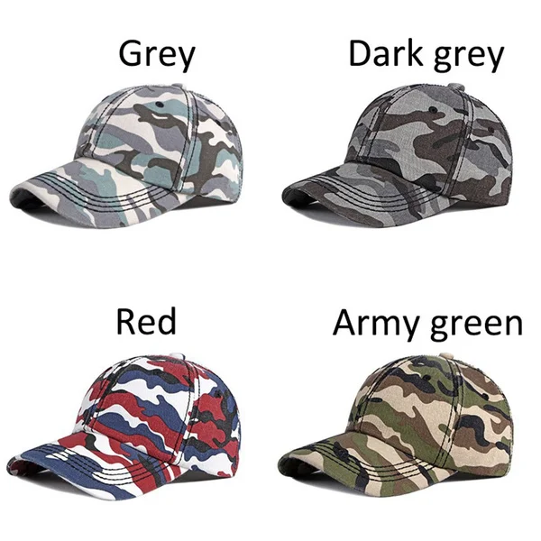 Fashion Camouflage Baseball Cap Trucker Hat Unisex Baseball Hat Outdoor Sports Cap Gorras Baseball Casquette