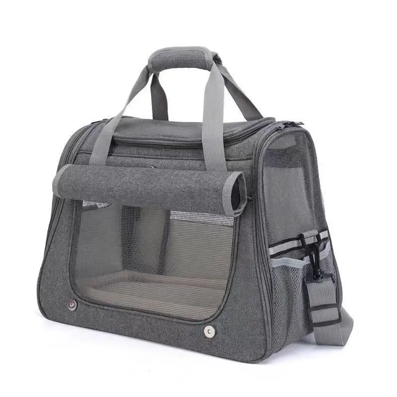 Pet Bag Fashion Pet Car Bag Casual Breathable Mesh Portable Outing Portable Cat Bag Messenger Bag
