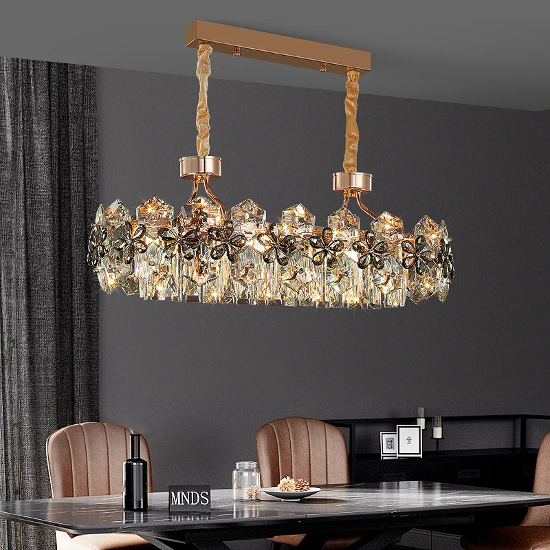 Modern Crystal Chandelier Living Room Home Decor Items Ceiling Chandelier Led Light Decoration Home Lighting Lamps Pendant Light