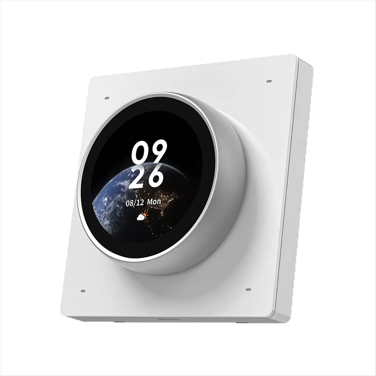ABFS Tuya WiFi Smart Knob Central Control Screen Touch Rotate 3 Relays 4 Buttons Programmable Scene Switch RTOS New System