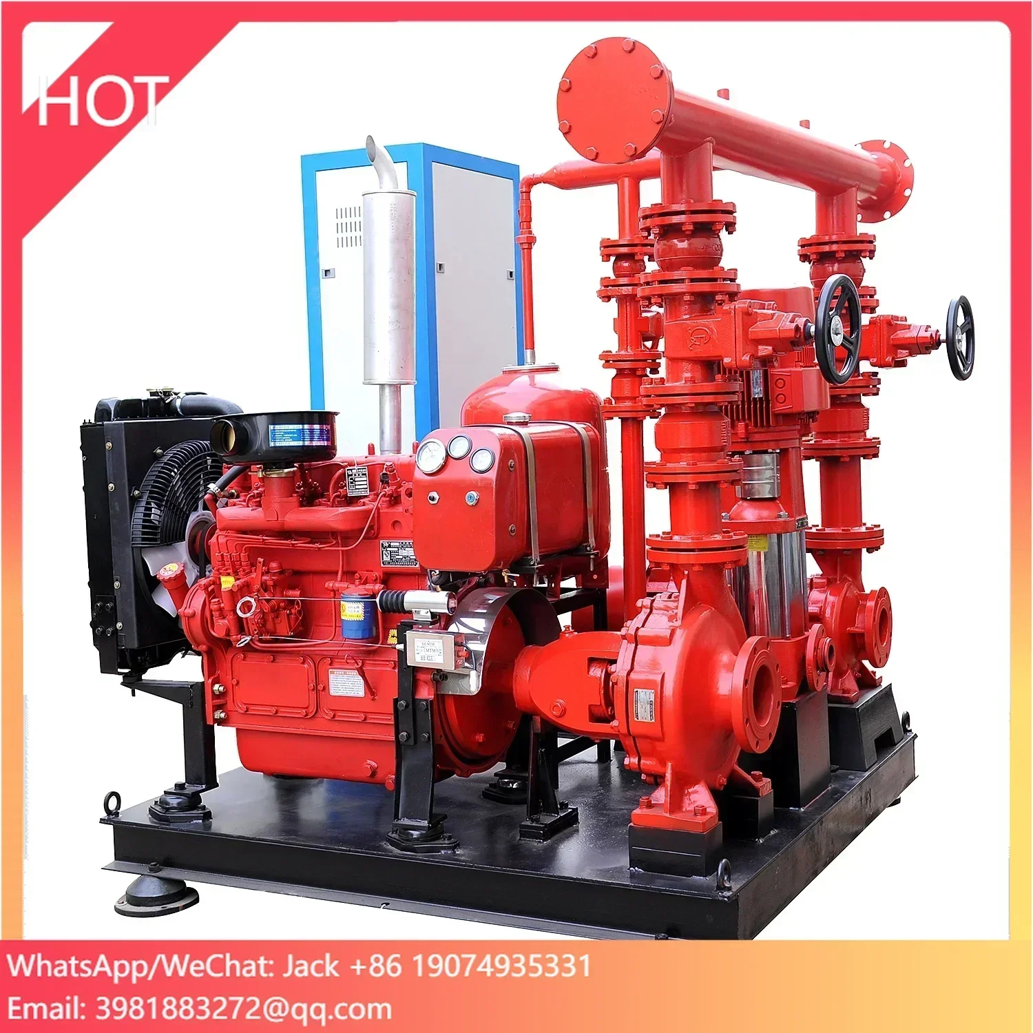PEDJ Series Skid Mounted Fire Pump System From Kaiyuan for Fire Fighting 500GPM