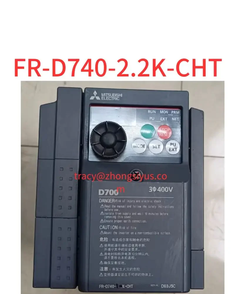 Used frequency converter 2.2KW, FR-D740-2.2K-CHT