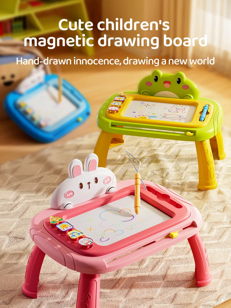Children's Magnetic Painting Board Baby Doodle Board Color Art Education Painting Toy Gift for Children's Birthday and Christmas