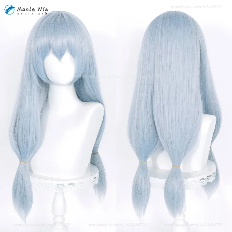 Anime Mahito Cosplay Wig Long Blue Grey Mahito Wigs Heat Resistant Synthetic Hair Halloween Party Wig Wig Cap image 5
