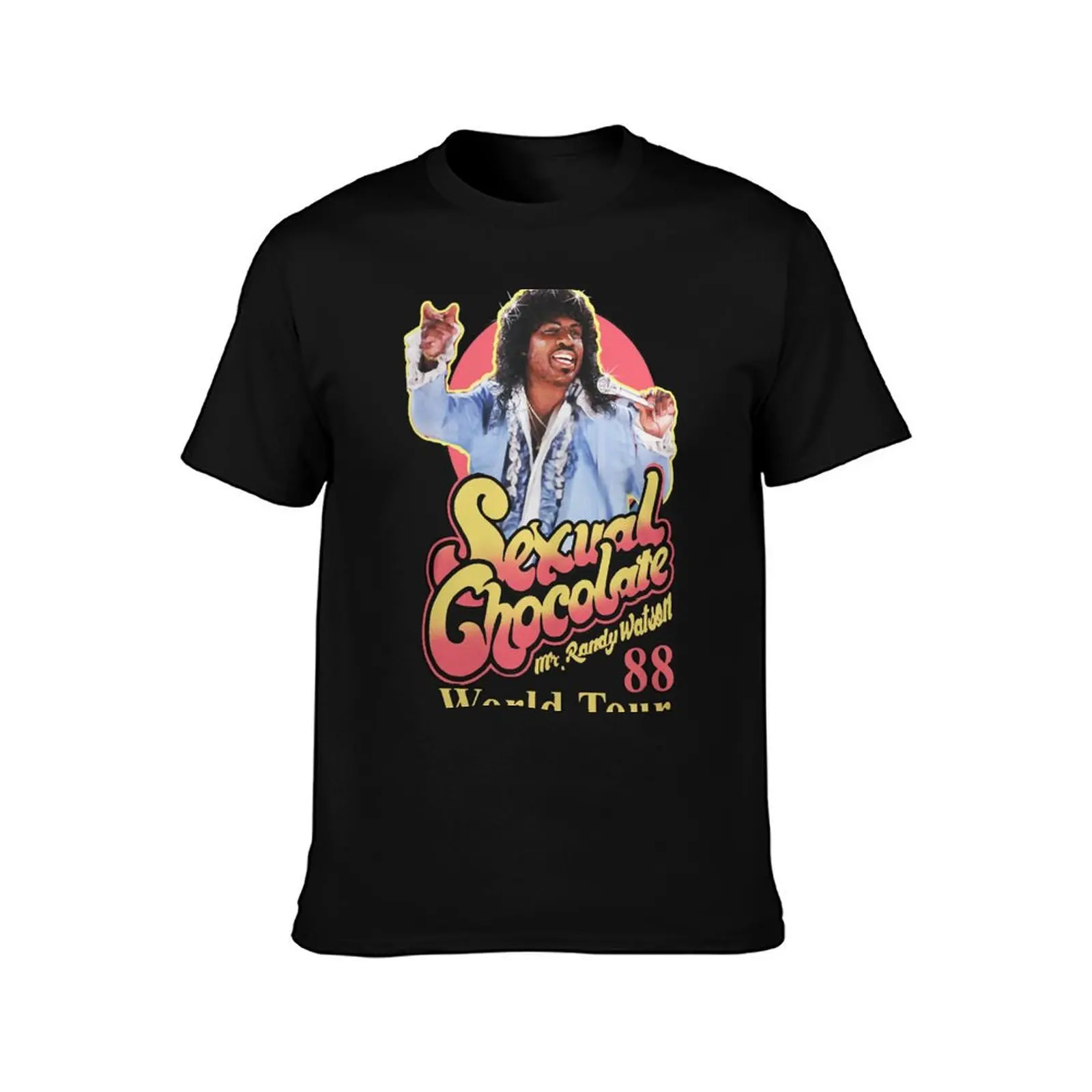 RANDY WATSON - SEXUAL CHOCOLATE WORLD TOUR 88 funny gift T-Shirt Quick Dry Training Short Sleeve Tee T-Shirt