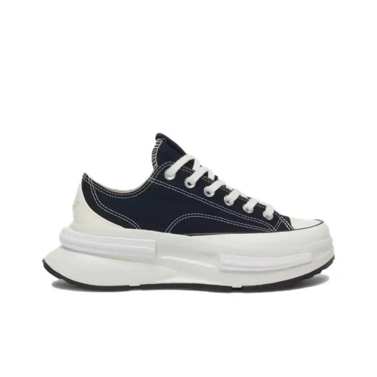 Converse Run Star Legacy trendy and fashionable women's shoes with lace up, wear-resistant, height increasing, low cut canvas sh