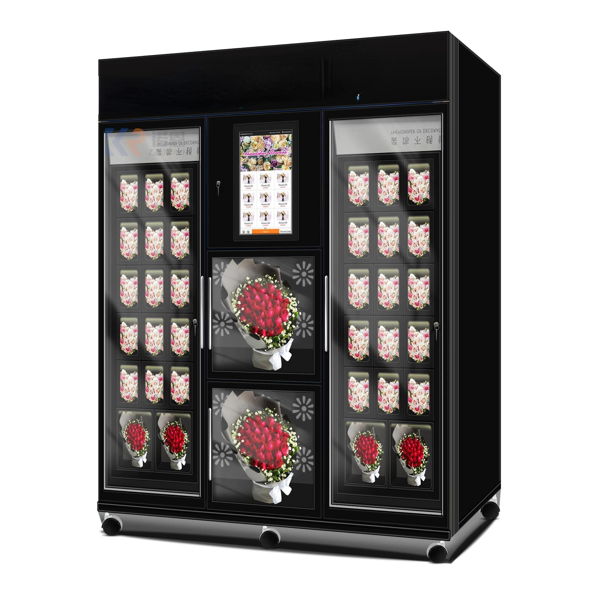 Customistic Locker  Fresh Flower Vending Machine With Refrigeration and Humidification 21.5 inch  Touch Screen With Android