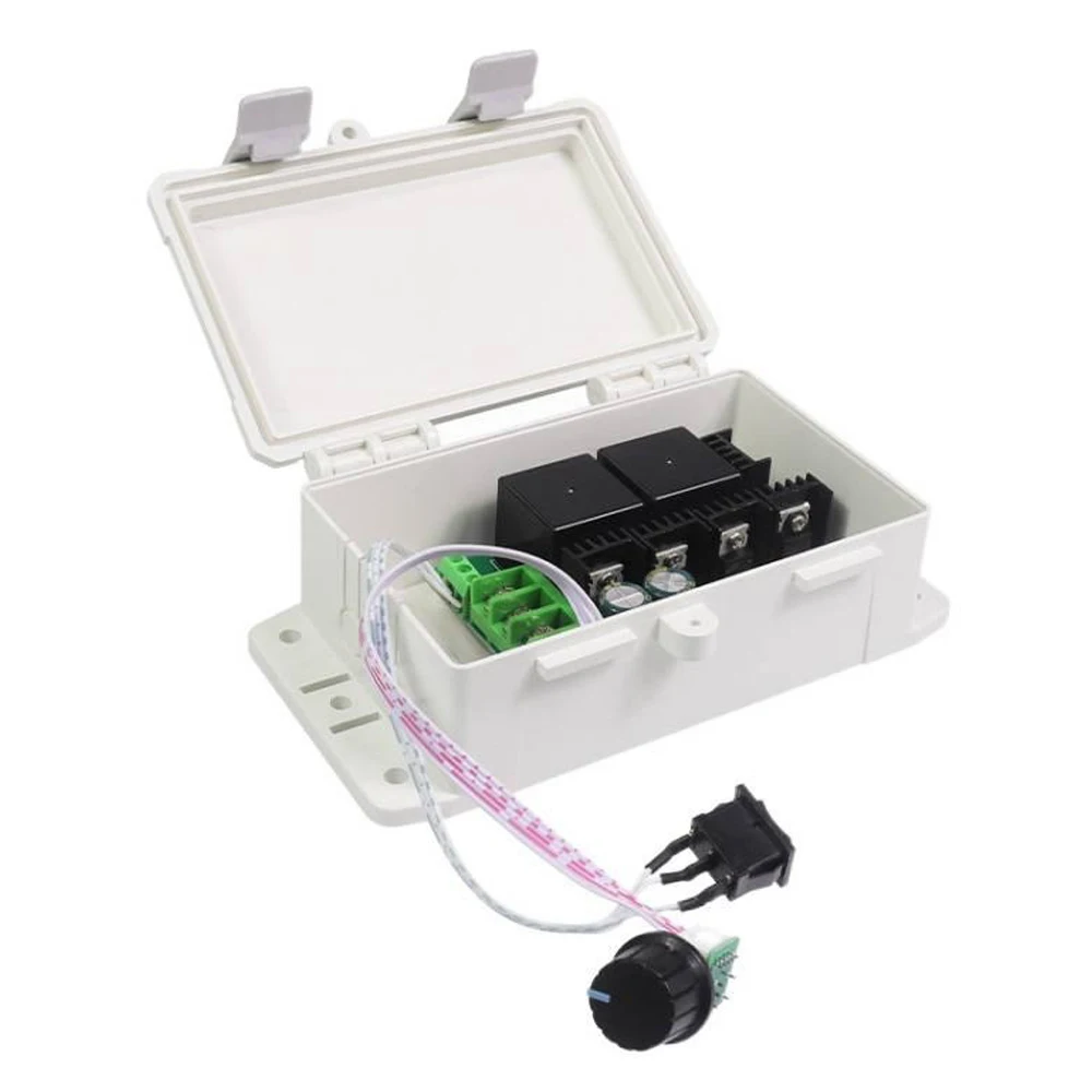 

1 шт. Регулятор скорости двигателя постоянного тока PWM DC10-50V, контроллер прямого и обратного вращения двигателя, 30A, переключатель управления скоростью двигателя