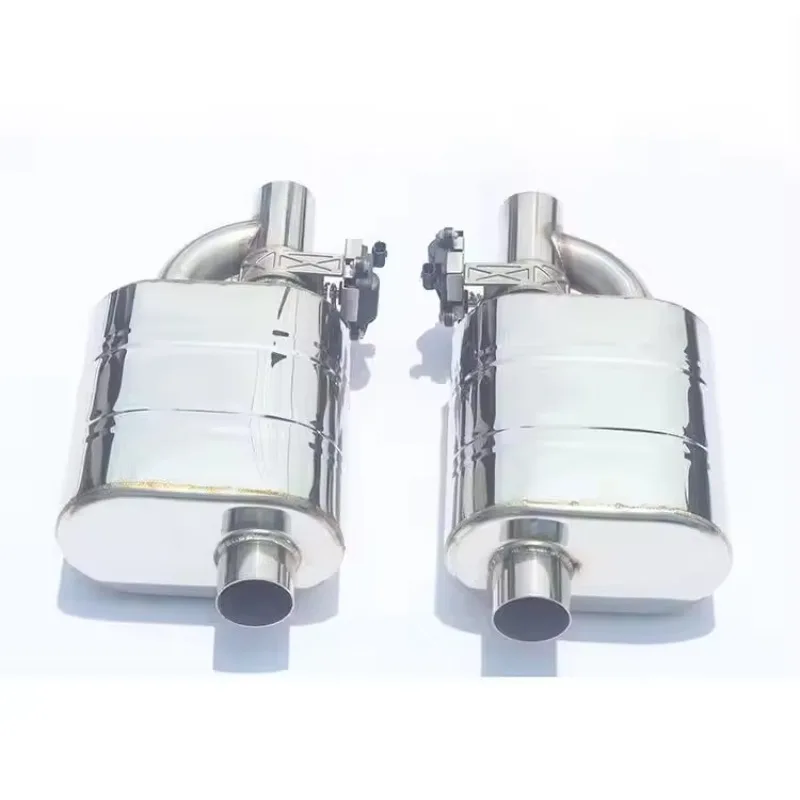 Performance Exhaust Pipes System Stainless Steel Car Vacuum 2 Stroke Exhaust Muffler With/Without Remote Control