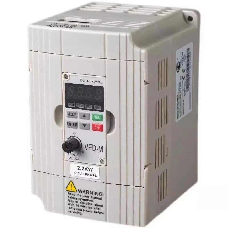 220V/380V Delta VFD-M, Frequenzumrichter, AC-Motorantrieb 0,4KW/0,75KW 400HZ VFD004M21A
