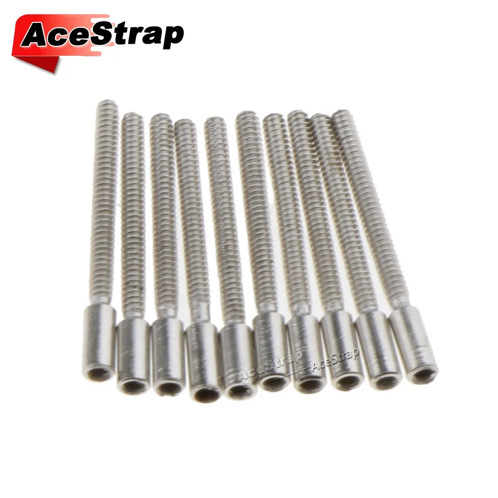 10pcs Winding Stem Extensions 11.5mm Watch Stem Extender Rod 0.9mm Thick Repair Tool silver for Watchmaker Watches Accessories