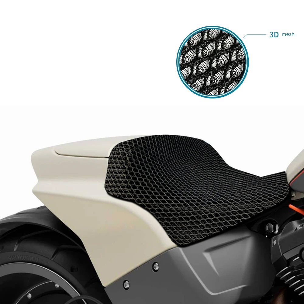 FXDR 114 Accessories Motorcycle Seat Cover for Harley FXDR114 2019-2023 Seat Protect Cushion 3D Airflow Seat Cover