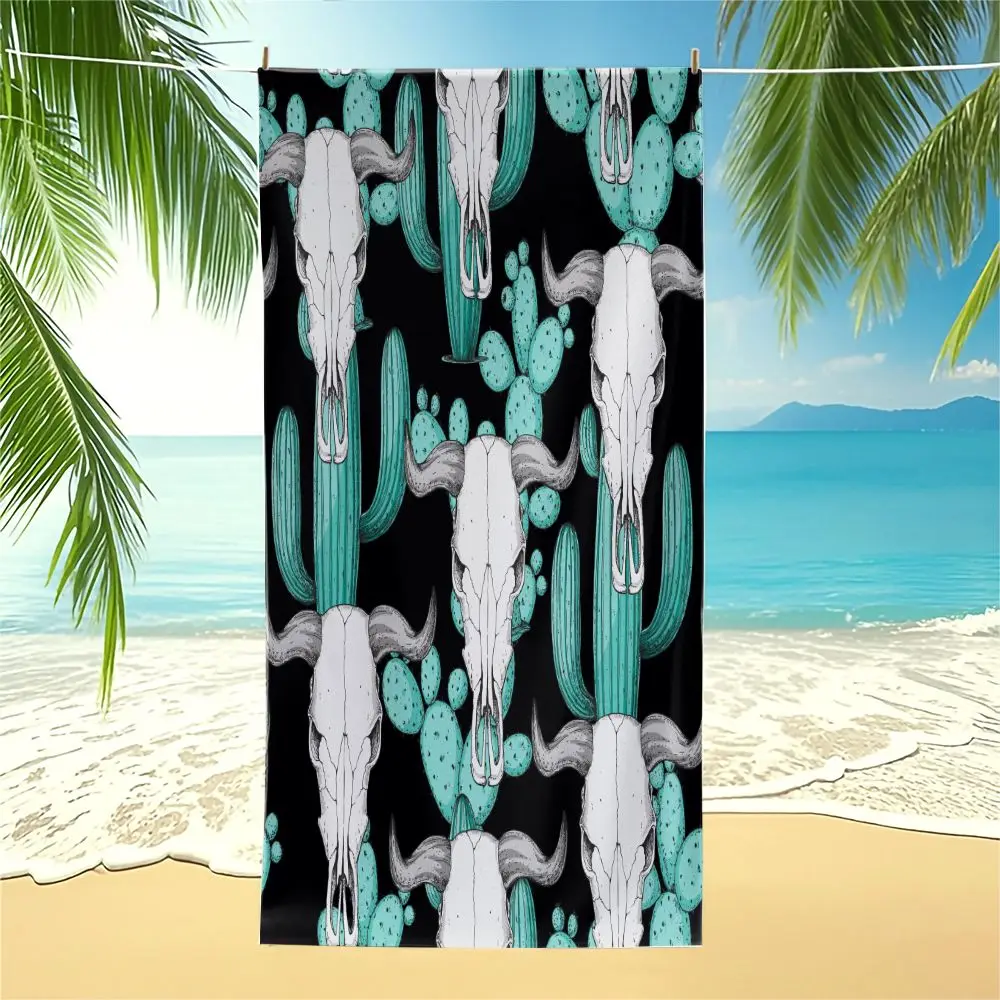 toalha-de-praia-oversized-com-estampa-de-cranio-de-vaca-ocidental-e-cacto-toalha-de-banho-de-microfibra-de-secagem-rapida-e-livre-de-areia-para-viagem-piscina-camping-e-yoga