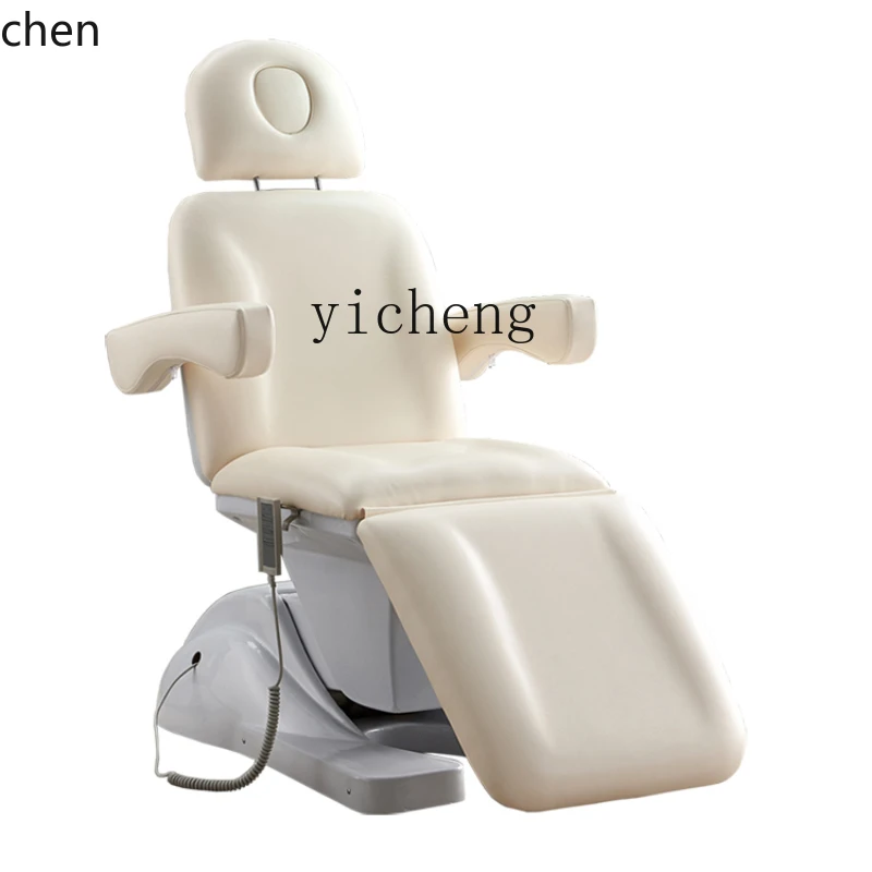 YFY Electric Body Massage Tattoo Couch Folding Micro Plastic Injection Bed Automatic Lifting