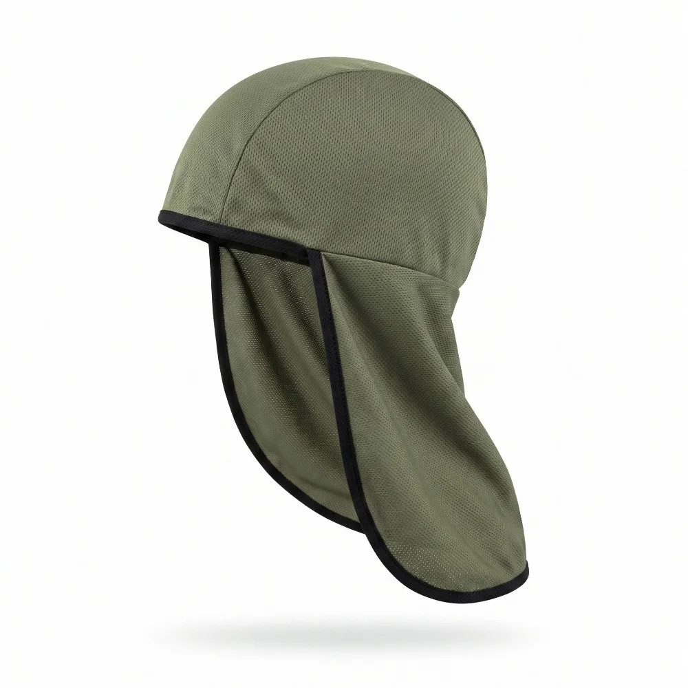 Hard Hat Lining Sun Shade Hat Quick Drying Sweat Absorbing Neck Protector Hat Elastic Breathable Long Tail Cooling Cap