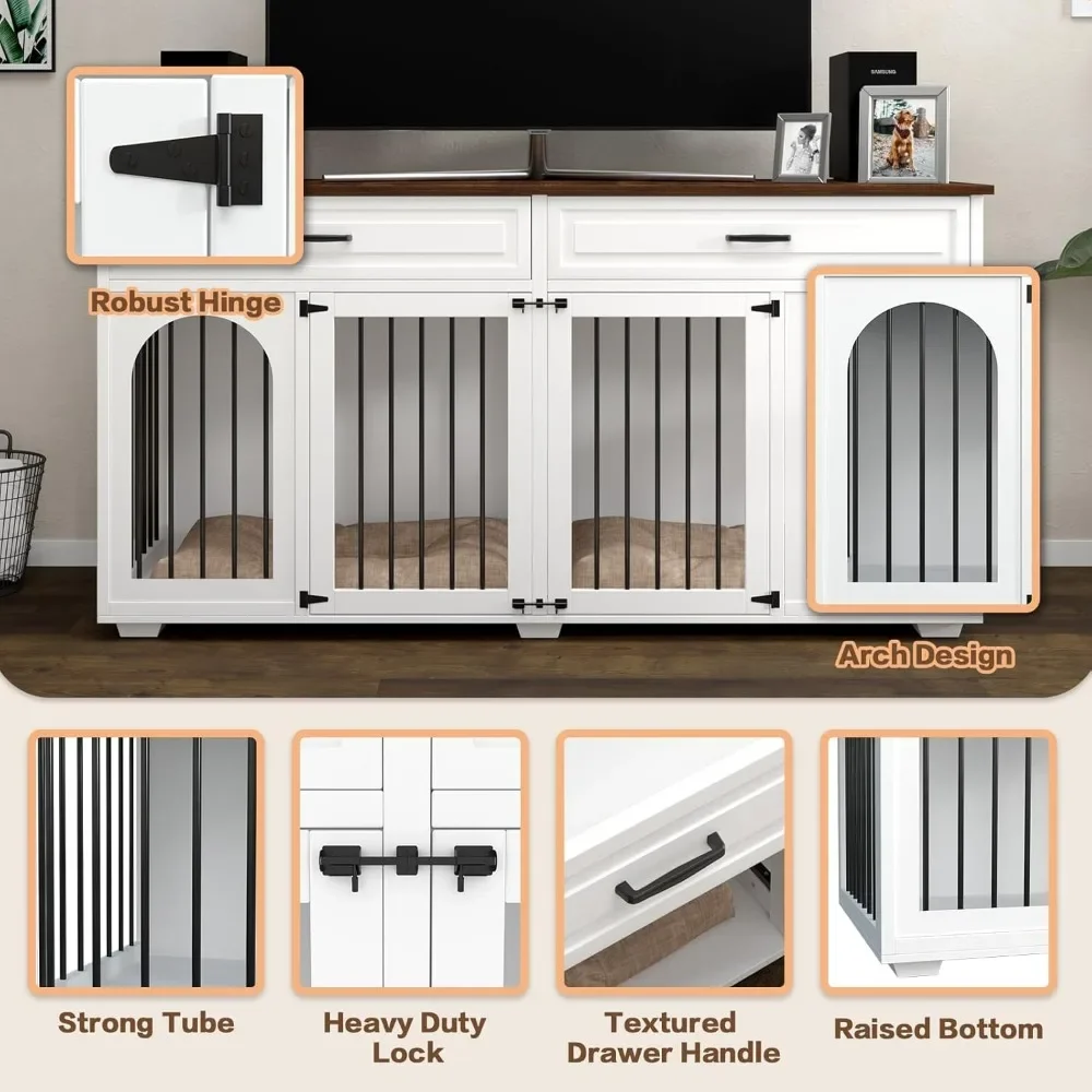 Large Dog Crate Furniture, 74.8