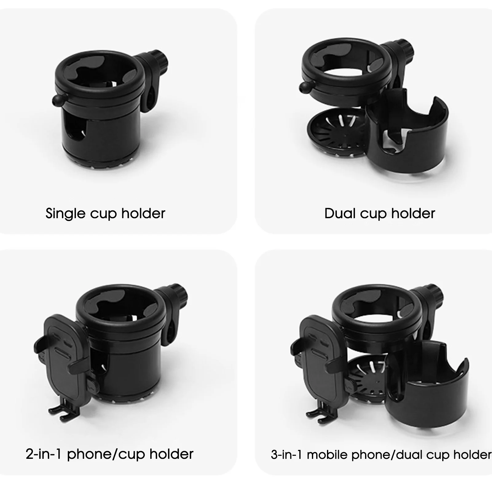 دراجة عربة طفل حامل الكأس جبل زجاجة ماء سلة التخزين الملحقات لآباء ركوب الدراجات