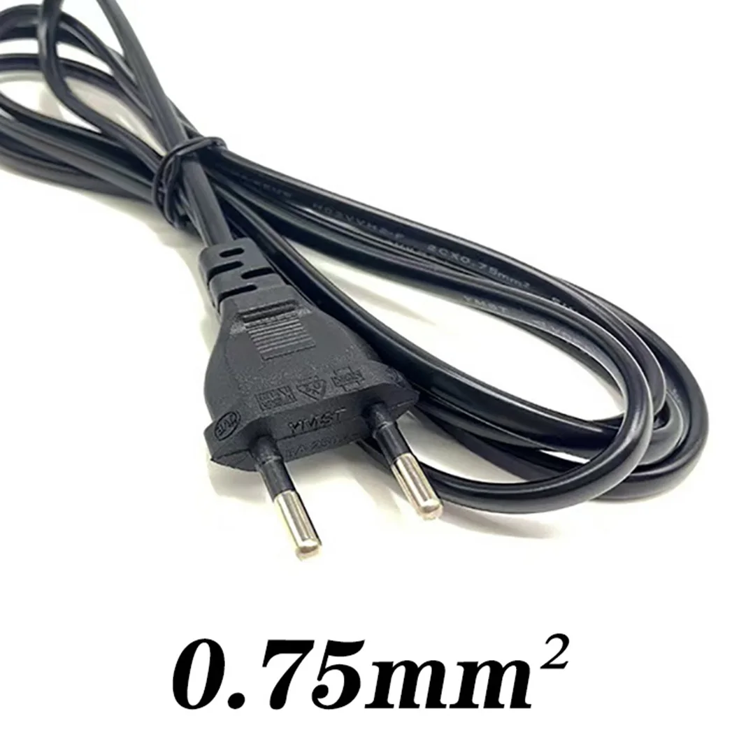 220V EU Plug Replacement 1.5m Power Cable  Electrical Wire Euro Power Extension Cord for Lamp Base Power Supply Socket