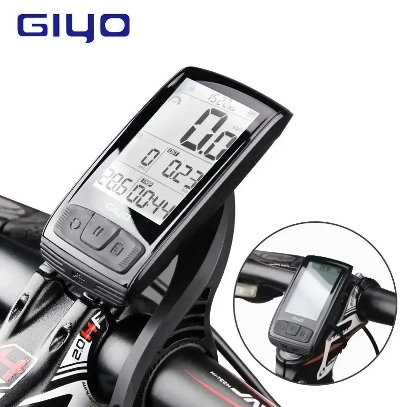 

GIYO M4 Bike Cycling Bluetooth Computer Wireless Road Bicycle Stopwatch Waterproof Velocimeter Odometer LCD Display Backlight