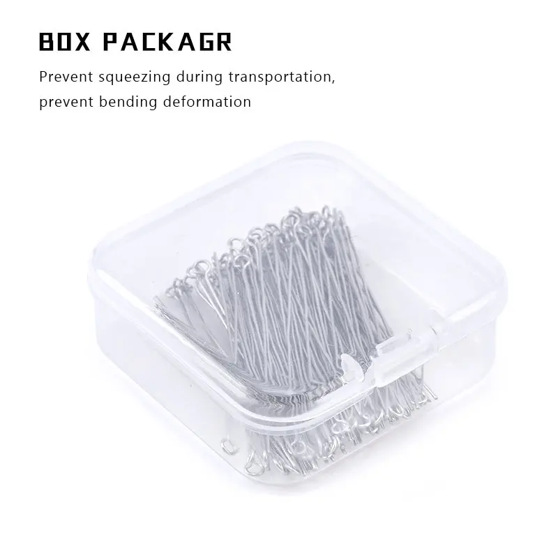 

50PCS/100PCS Stainless Steel Eye Head Pins Gold Color Beads Needle Connector For Jewelry Making DIY Accessories Supplies