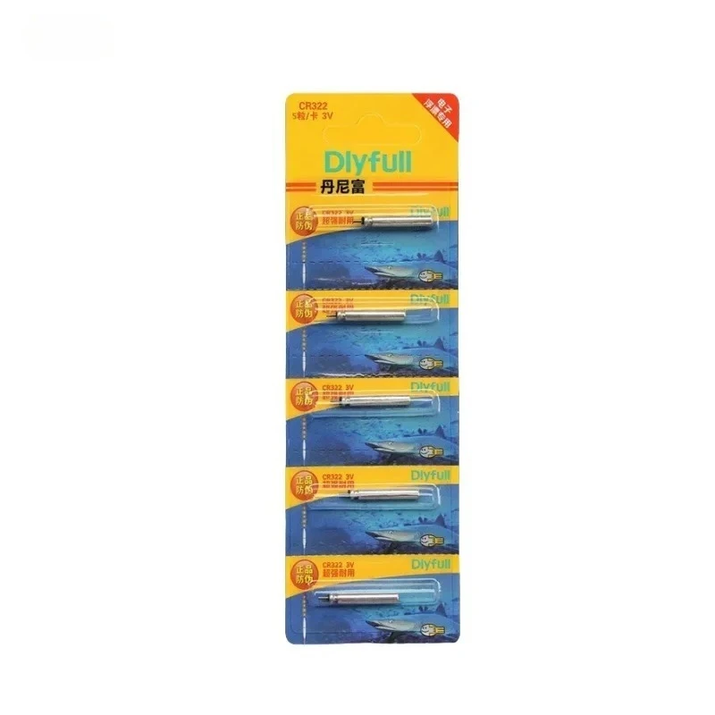 5-100PCS CR322 Fishing Float Battery Night Lithium Pin Electronic Color Change Changing Strike Cells Fishing Float Accessories
